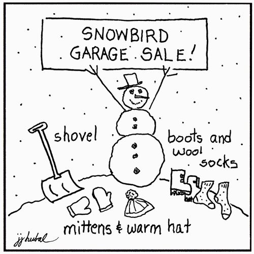 Snowbird Garage Sale!