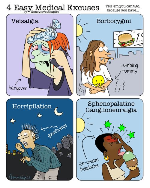 4 Easy Medical Excuses