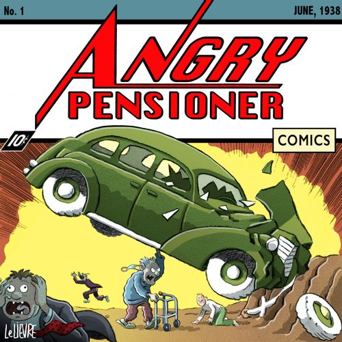 Angry pensioner