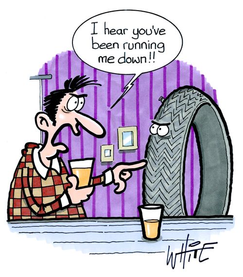 "I hear you've been running me down!!"