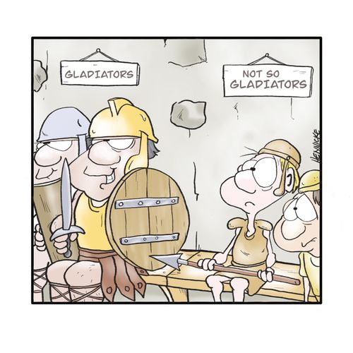 Gladiators/Not So Gladiators