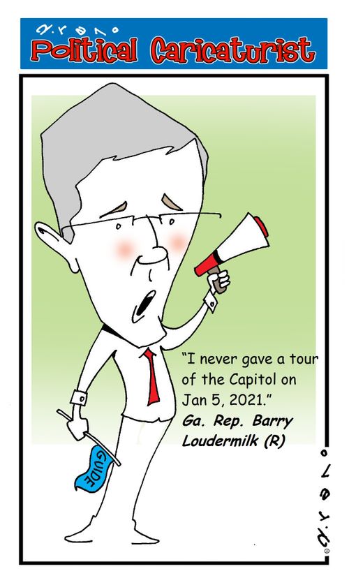 "I never gave a tour of the capitol on Jan 5, 2021."