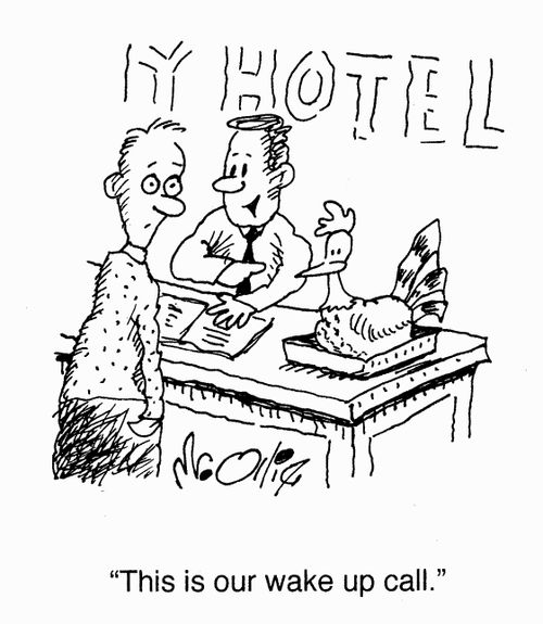 "This is our wake up call."