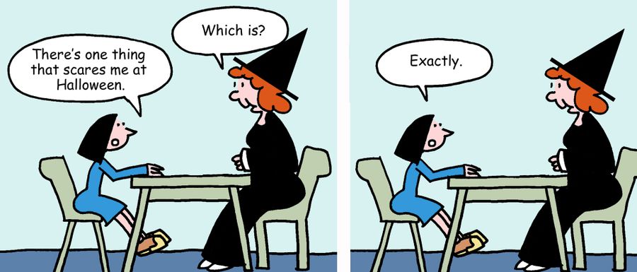 "There's one thing that scares me at Halloween."