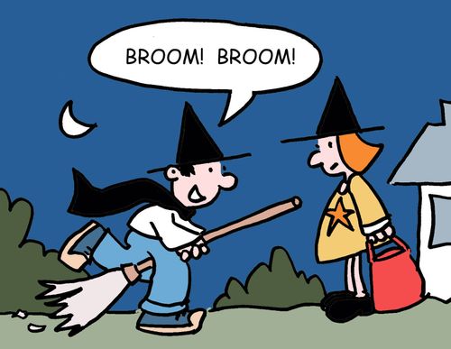 "Broom! Broom!"