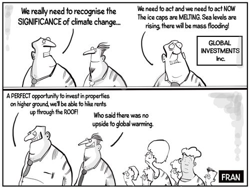 "We really need to recognise the SIGNIFICANCE of climate change..." 
