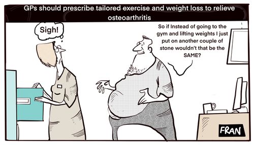 GPs should prescribe tailored exercise and weight loss to relieve osteoarthritis