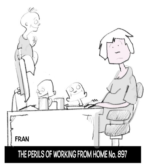 The perils of working from home