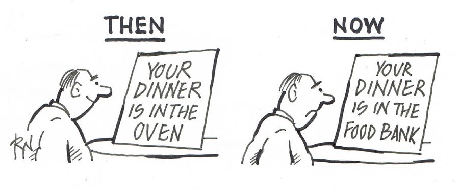 Your Dinner is in the Oven/Your Dinner is in the Food Bank