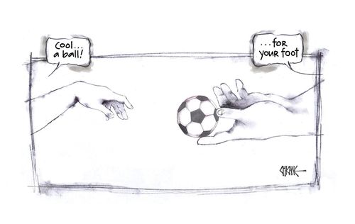 Cool a Ball...For your foot