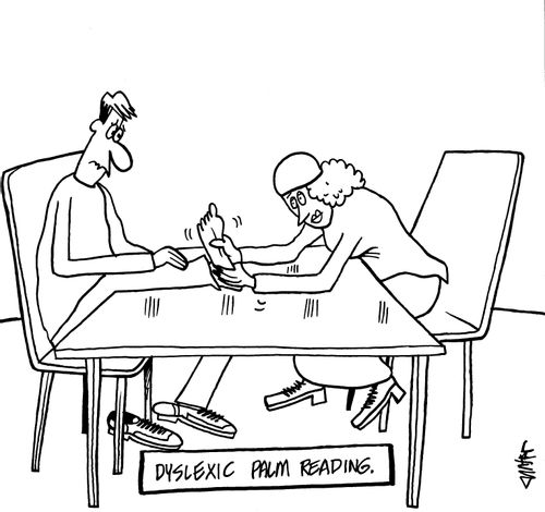 Dyslexic Palm Reading