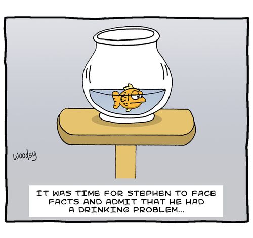 "It was time for Stephen to face facts and admit that he had a drinking problem..."