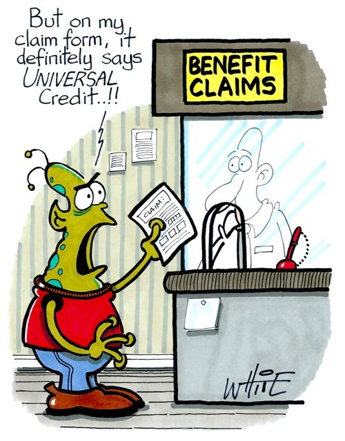"But on my claim form, it definitely says Universal credit..!!"