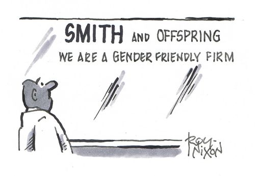 Smith and Offspring: We are a gender friendly firm.