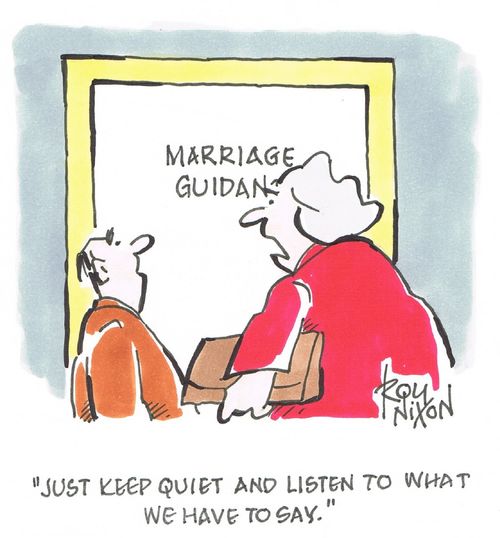 "Just keep quiet and listen to what we have to say."