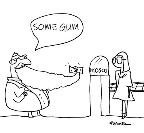 "Some gum."