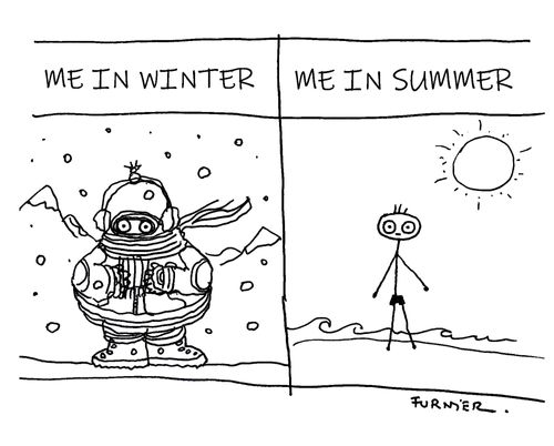 Me in Winter/Me in Summer