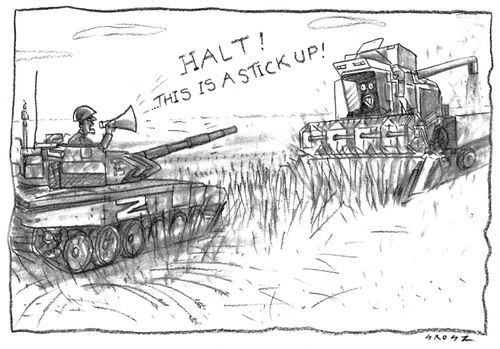 Halt!. . . This is a stick up!