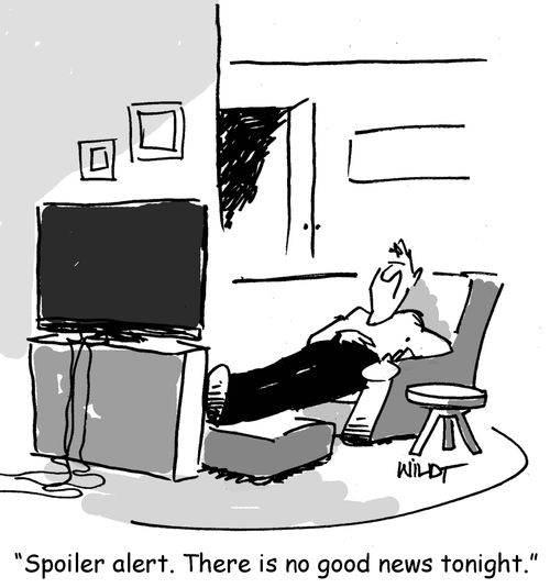 "Spoiler alert. There is no good news tonight."