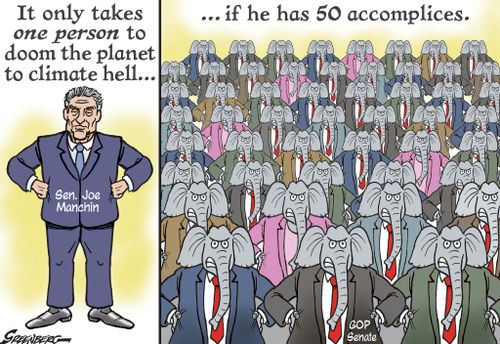 It only takes one person to doom the planet to climate hell...