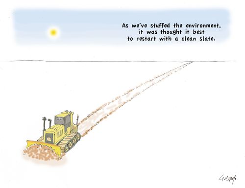 "Since we've stuffed the environment, it was thought best to restart with a clean slate."CS572545