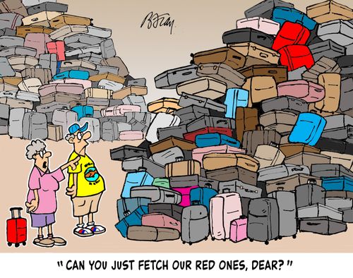 "Can you just fetch our red ones, dear?"