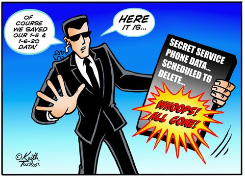 Secret Service Phone Data... Scheduled to Delete...