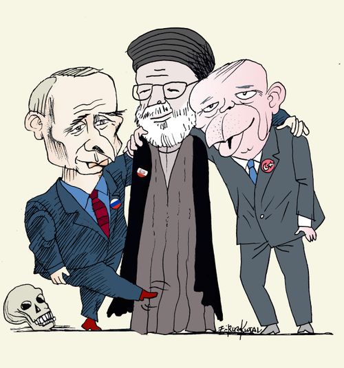 Putin met with Ayatollah Ali Khamenei and Erdogan in Tehran
