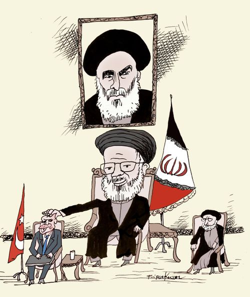 Erdogan met Iran's Leader Khamenei