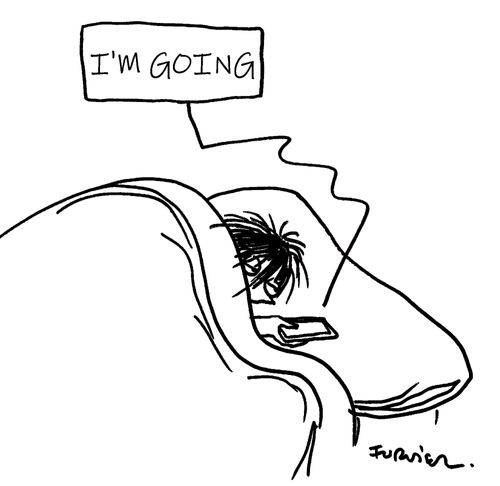 "I'm going."