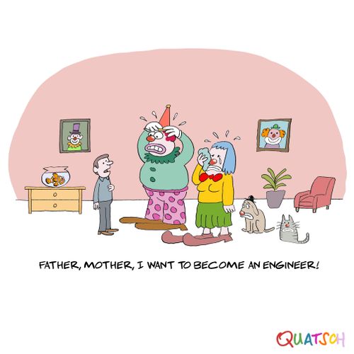 "Father, Mother, I want to become an engineer!"