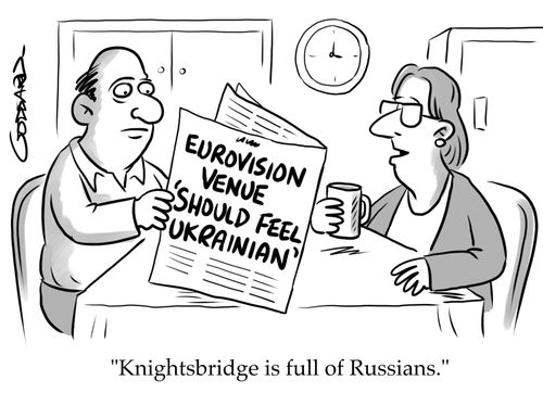 "Knightsbridge is full of Russians."