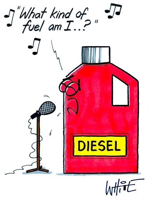 "What kind of fuel am I. . . ?"