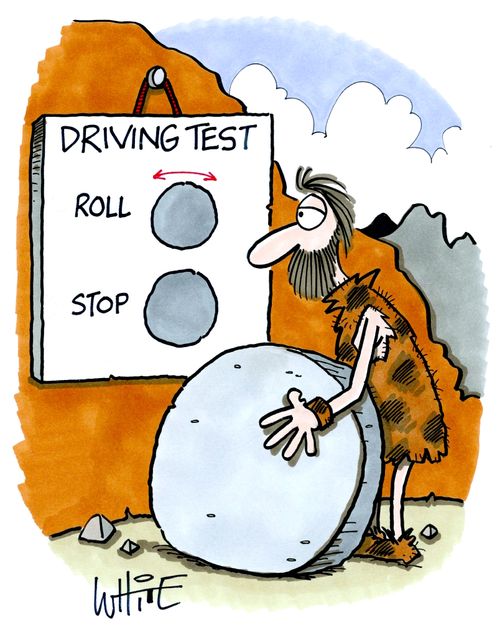 Driving Test: Roll/Stop