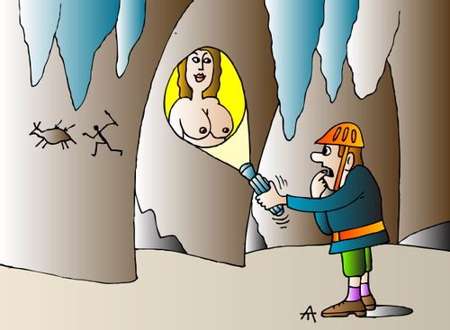 Nude Cave Painting