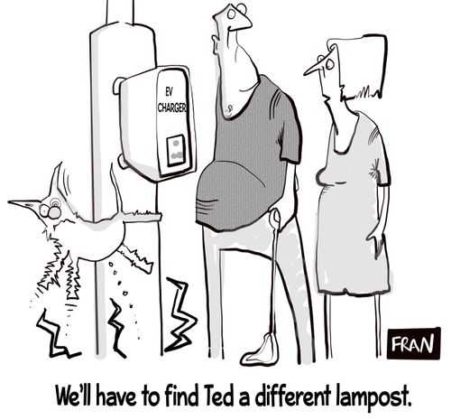 "We'll have to find Ted a different lampost."