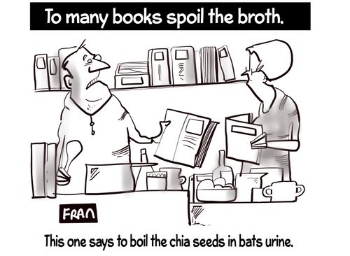 To many books spoil the broth