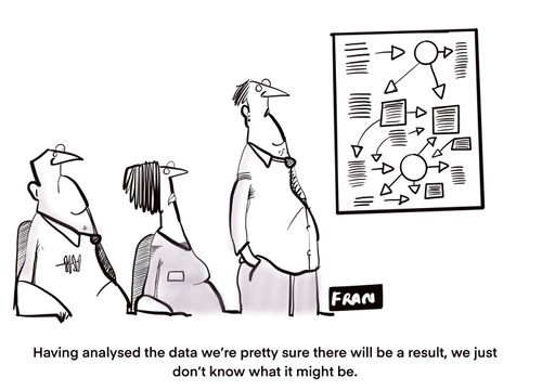 "Having analysed the data we're pretty sure there will be a result, we just don't know what it might be."