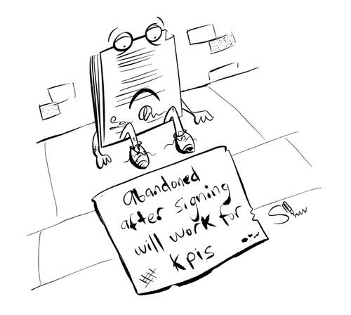 Abandoned After Signing Will Work for KPIS