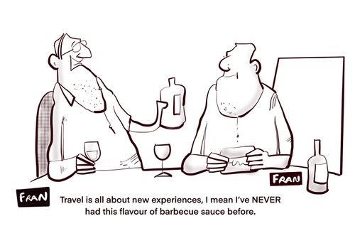 "Travel is all about new experiences...."