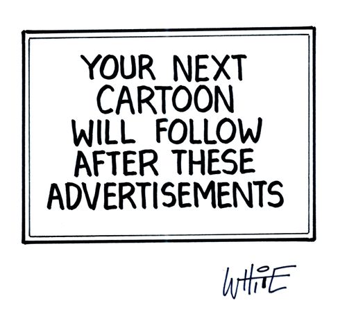 Your next cartoon will follow after these advertisements