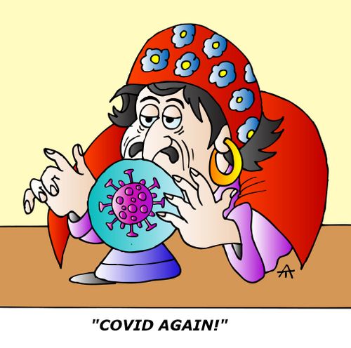 "Covid again!"