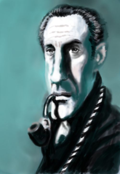 Basil Rathbone Caricature
