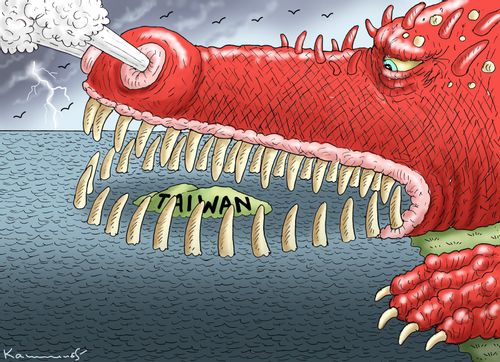 Taiwan faces Chinese Anger