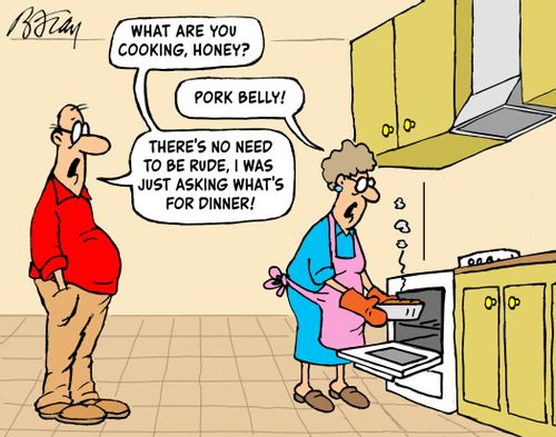 "What are you cooking, Honey?"