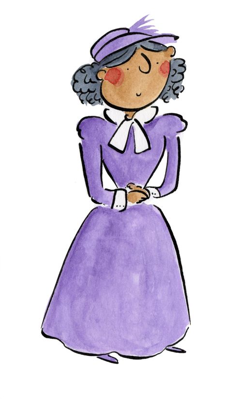 Purple dress