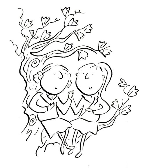 Lovers in a tree