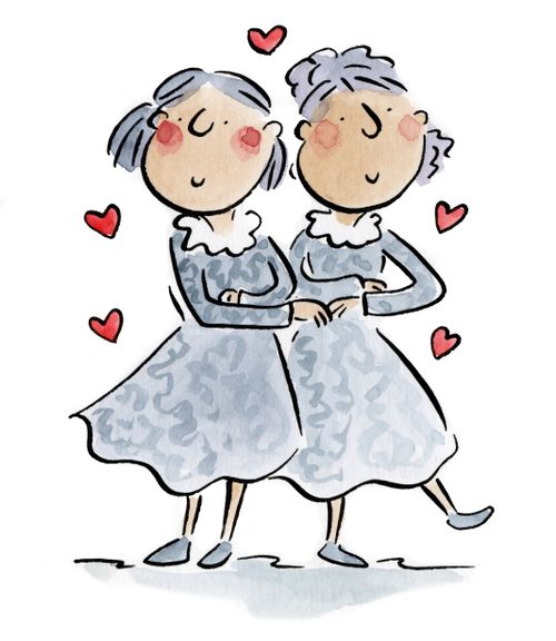 Couple in Grey