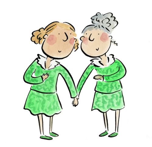 Couple in Green