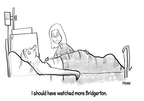 "I should have watched more Bridgerton."